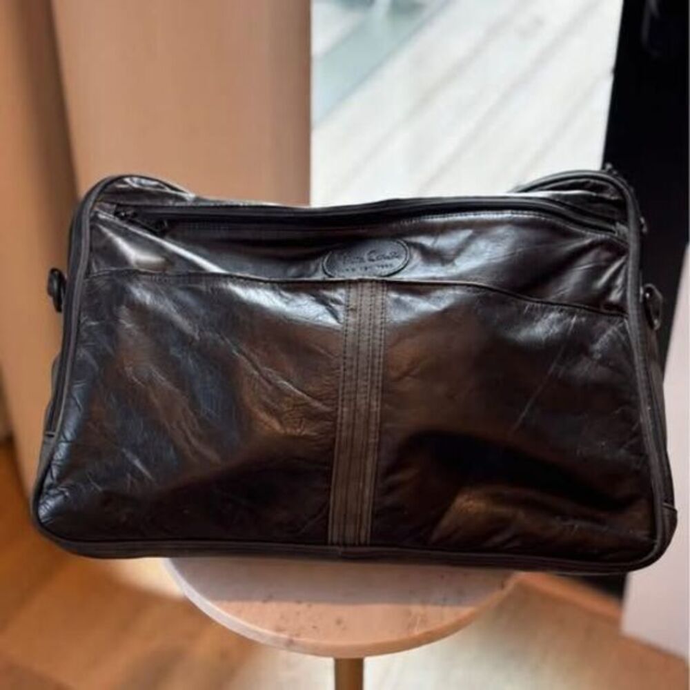 Vintage‎ Pierre Cardin Men's soft leather briefcase Large